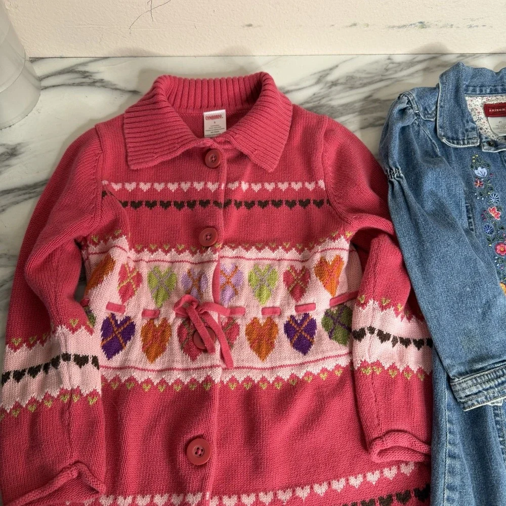VTG Gymboree & Arizona Long Sleeve Dresses SZ 4 Small 90s Y2K Floral Cottagecore